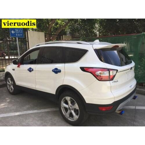 High quality ABS material spoiler For Ford Escape Kuga 2013 to 2017 rear spoiler primer DIY any color spoiler For Escape Kuga