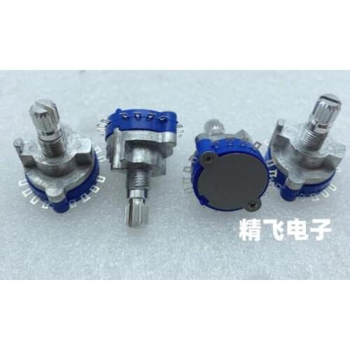 [YK] JAPAN band switch 4 knives 3 gear shaft 15mm floral axis ALPS SRRN134300