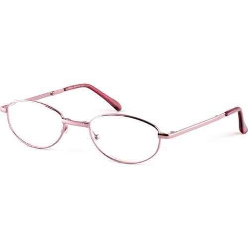 Woman Folding Reading Glasses Frame Metal Ladies Elegant Resin Coating Film Eyeglasses Lenses Presbyopic 1.0 to 4.0 R205