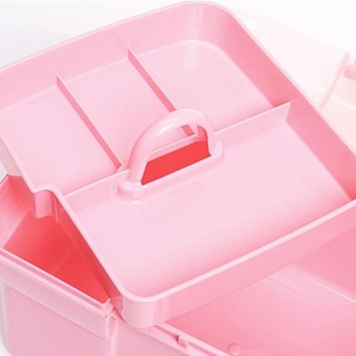 1PC Large box Storage Nail Polish Glue Storage Box Multifunctional Practical Multicolor Storage Box home Organizator #30