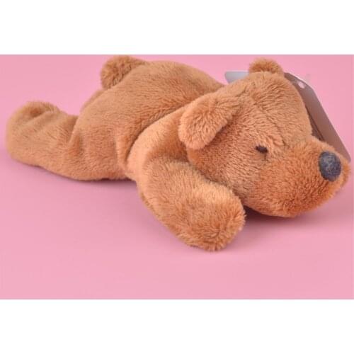 1 Pcs Brown Color Dog Plush Fridge Magnet Toy, Kids Child Doll Gift Free Shipping