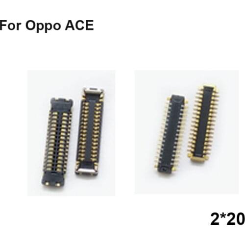 2pcs Dock Connector Micro USB Charging Port FPC connector For Oppo ACE logic on motherboard mainboard For OppoACE