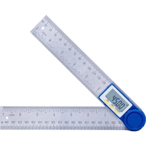 200mm 7 Inch Digital Protractor Digital Angle Finder Protractor Ruler Meter Inclinometer Goniometer Level Electronic Angle Gauge
