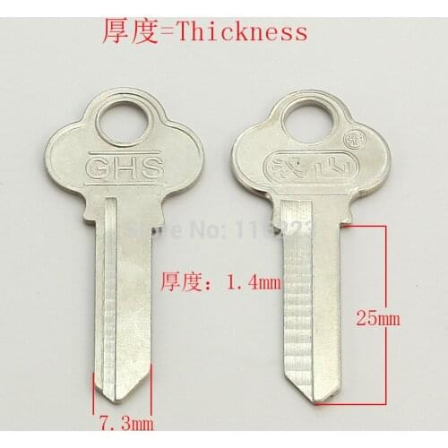 A199 right groove Wholesale Locksmith Keymother Brass House Home Door Blank Key Blanks Keys 25 pieces/lot