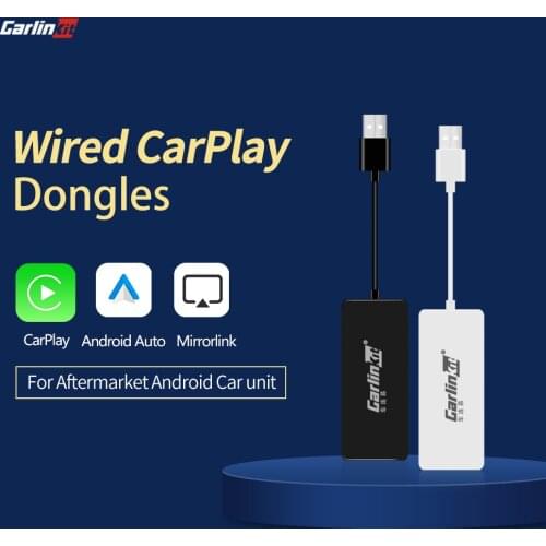 Carlinkit CarPlay Android Box Car Multimedia Player for Refit Android Unit Mirrorlink Support Youtube & Netflix Split Screen MP4