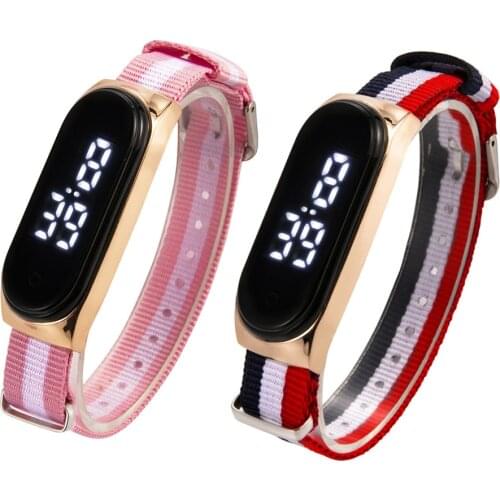 Electronic Clock Kids Bracelet LED Watches Digital Childrens Wrist Watch Alarm Clock Montre Homme Watch for Girls Boys Zegarek