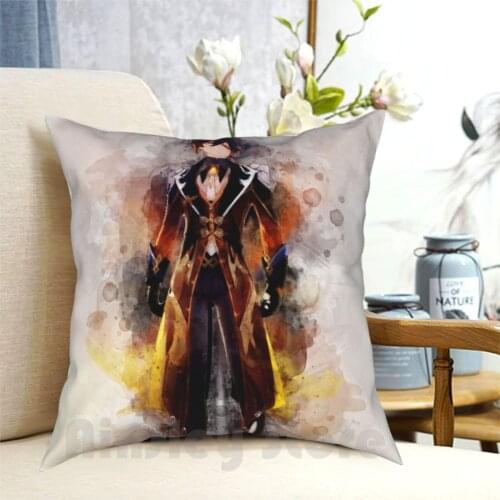 Genshin Impact-Zhongli Pillow Case Printed Home Soft DIY Pillow cover Zhongli Genshin Impact Genshin Impact Zhongli Genshin