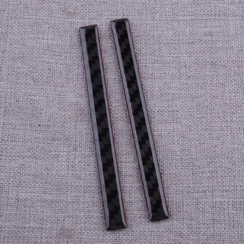 2Pcs Carbon Fiber Black Car GPS Navigation Strip Cover Trim Styling Fit for Lexus IS250 IS350 2018 2017 2016 2015 2014