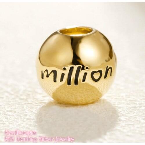 Mothers Day 100% 925 Sterling Silver True Uniqueness Charm Black Enamel beads Fits Original Pandora bracelets DIY Jewelry