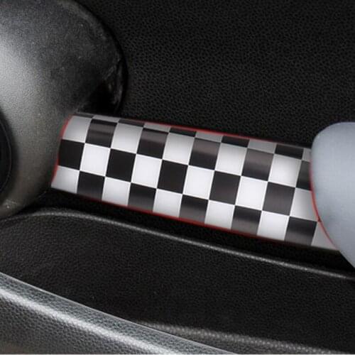 For BMW MINI ONE Cooper R55 R56 Car Door Inner Handle Panel Armrest Decorative Stickers Shell Interior Modification Accessories
