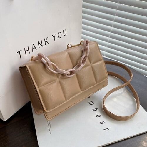 Elegant Small Square Bag for Women PU Leather Shoulder Messenger Bag Designer Crossbody Bag New Top-handle Bag Shopping Purse sa