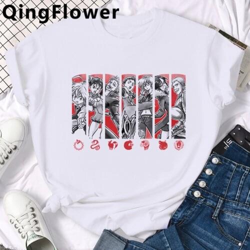 Japanese Manga Seven Deadly Sins T Shirt Men Kawaii Cartoon Nanatsu No Taizai Meliodas Graphic Tees Summer Top Anime Tshirt Male