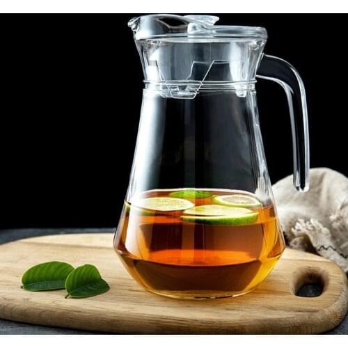 Acrylic Beverage Storage Container Clear Jug PC Pitcher Household Cold Water Kettle (1.5L)