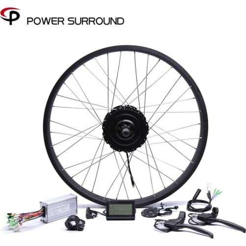 2020 Bike Kit Bicicleta Eletrica 48v500w Fat Rear Brushless Hub Motor Snow Conversion 20'' 26''electric Wheel