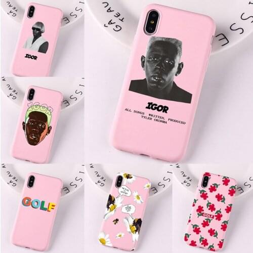 For Iphone Golf Tyler the creator igor album Pink Color Soft Cover For iPhone 11 12Pro Mini MAX 8 7 6S Plus XS XR Silicone Case