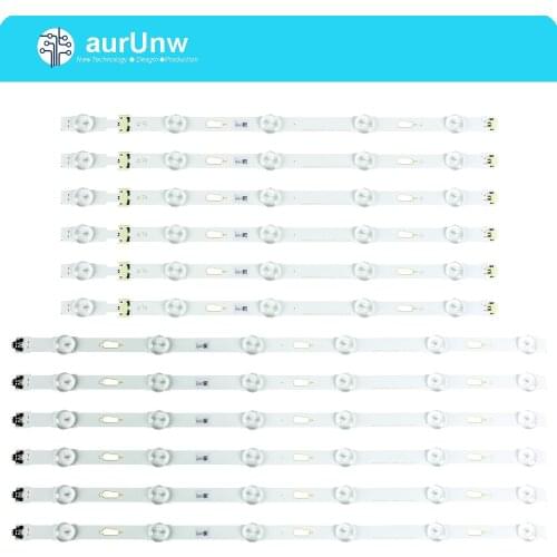 Nuevo Kit 12 piezas tira de luz LED para samsung UE48JU6000 BN96-34793A BN96-34794A S_5U75_48_FL_R6 S_5U75_48_FL_L5 LM41-00121G