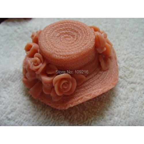 Wholesale!!!1pcs Girl Hat (ZX29) Silicone Handmade Soap Mold Crafts DIY Mold
