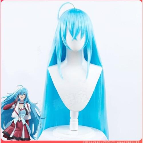 Anime Vivy -Fluorite Eyes Song- Diva Cosplay Wig Girls Synthetic Skyblue Long Hair Wigs Women Comic Con Xams Party Prop Gifts