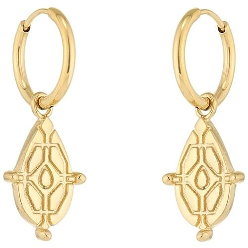 Mavis Hare KA PUA OHRRING Stainless Steel Drop Earrings as Mothers Day Best Gift High Quality