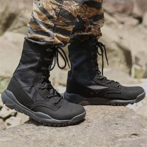 Ultralight Men Army Boots Outdoor Jungle Shoes Man Women Military Tactical Ankle Boots Breathable Combat Desert Boots Hiking