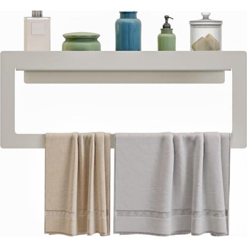 Stainless steel towel racks hanger Kitchen bathroom towel holder stand organizer rack wall mounted Bar Regulator White 43cm