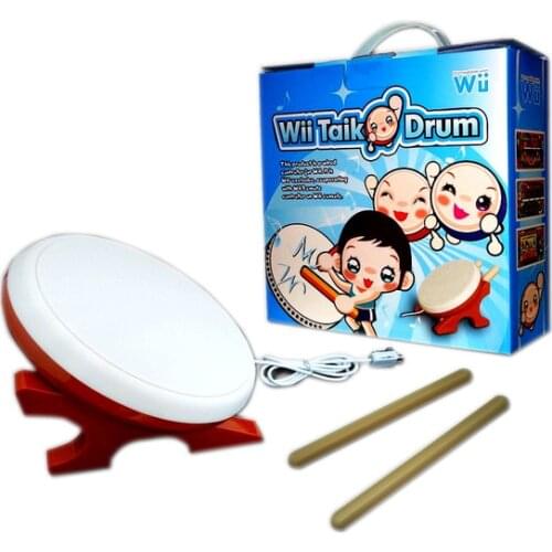 High Quality Gaming Drums taiko Drum For Nintend WII Console Sensitivity Drum Stick Set