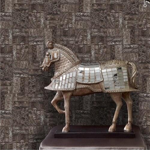 Wellyu new Retro nostalgic 3D leather wall paper restaurant clothing store restaurant bar waterproof industrial wind wallpaper