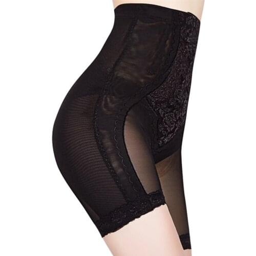 Womens breathable comfortable reinforced belly slimming pants body shaping corset zipper high waist four-corner shaping pants