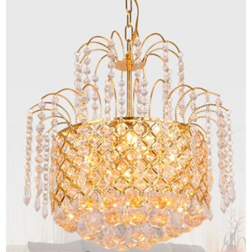 Floral Design Gold Crystal Chandelier light /Led bulb Lamp/ lighting fixture Gold color Light for Lobby, Foyer, home lighting