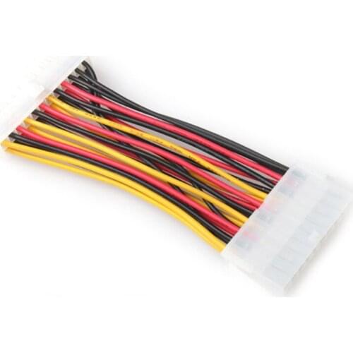 1Pc ATX 20 Pin To 24 Pin Female to Male Power Supply Adapter Cable for Laptop PC Computer