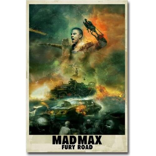 159 Mad Max Fury Road Movie 6 Silk Art Poster Wall Art Home Decoration Gift