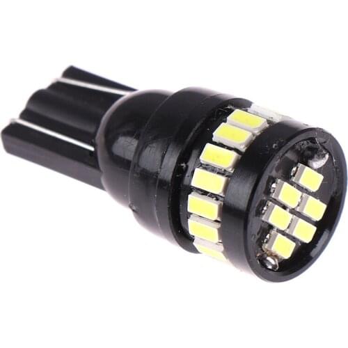 2PCS T10 3014 24SMD Car CANBUS Error Free Wedge Light Bulb White