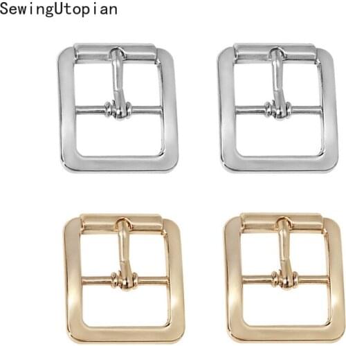 4PCS 12mm 15/18mm Metal Bag Belt Strap Buckles Backpack Adjust Roller Pin Buckle DIY Leather Craft Repair Shoes Sewing Accessory