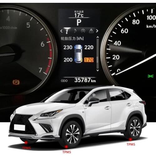 Car TPMS Tire Pressure Monitoring System Car Screen Display for Toyota Lexus NX NX200T NX300H 2015-2020