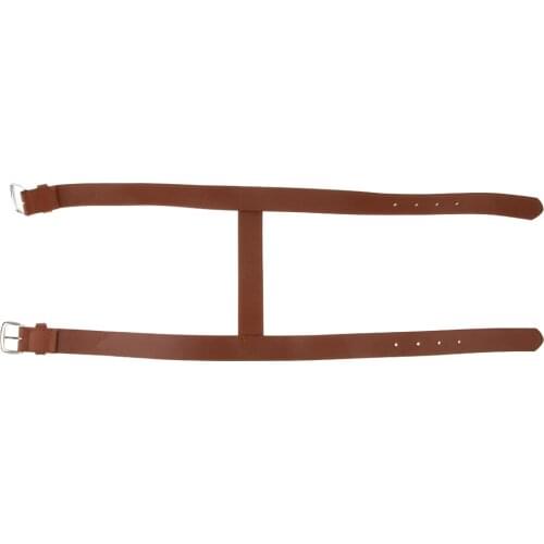 Carrying Strap For Picnic Blanket Throw Travel Rug Brown Leather Carry Strap