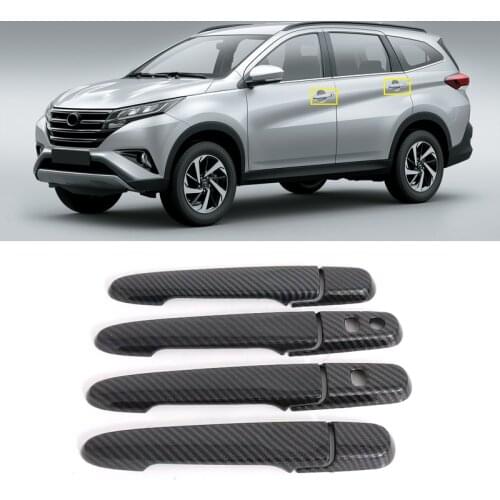 For Toyota Rush Daihatsu Terios F800 F850 2018-2020 Side Door Handles Keyless Entry Cover Trim Car Styling