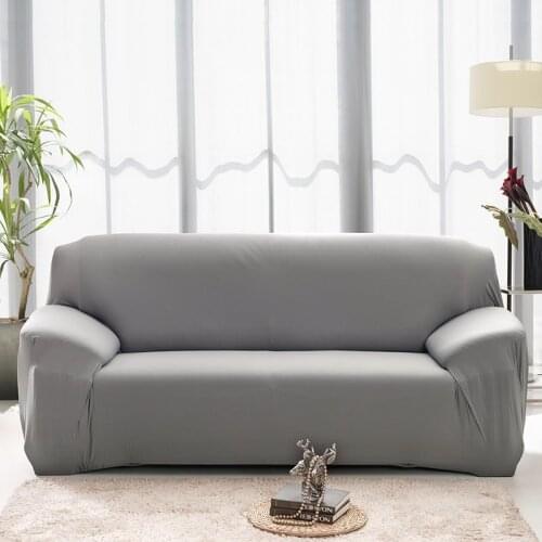 Elastic Plain Solid Sofa Cover Stretch Tight Wrap All-inclusive Sofa Cover for Living Room funda sofa Couch Cover ArmChair Cover