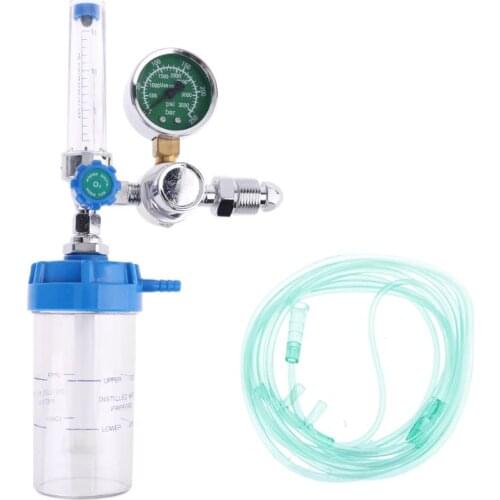 G5/8 CGA540 Flow Meter Absorber Buoy Type Inhalator Pressure Gauge Pressure Reducing Valve Regulator