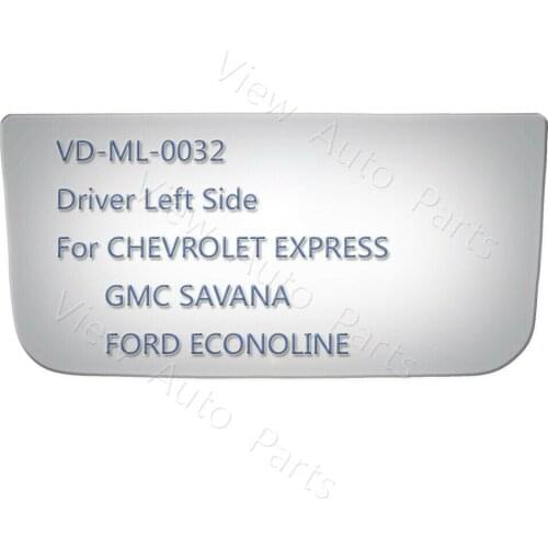 For 03-07 GMC SAVANA 1500 2500 3500 Lower Tow Mirror Glass Driver Left Side