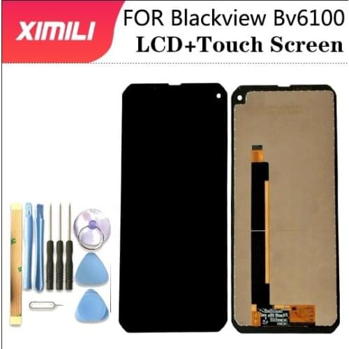 New 100% Tested For Blackview Bv6100 LCD Display+Touch Screen Digitizer Assembly LCD+Touch Digitizer for Blackview bv6100 +Tools