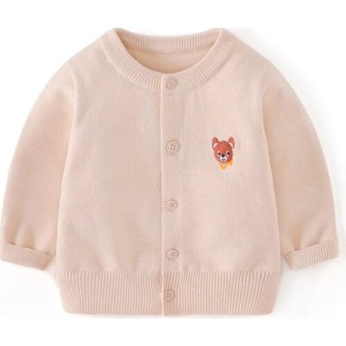 Baby Boys Clothes Sweaters Outerwear Coat Long Sleeve Tops Cartoon Autumn Winter Warm Outwear Jacket