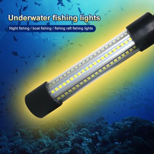 Underwater Fishing light DC/AC12-24V White/Warm White/Blue/Green IP68 Waterproof Night Boat Raft Fishing attract Fake Bait Lure