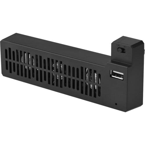 Portable Heat Reducing USB External Cooling Fan Side Mounted for XBOX ONE X Game Console
