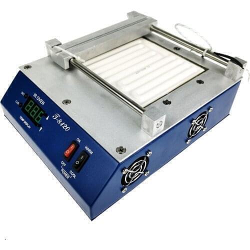 PUHUI T-8120 Preheating Oven T8120 Preheating Plate Infrared BGA Rework Station IRDA Weldering Station Kit Soldering Station