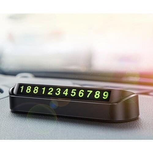Car Styling Temporary Parking Card Phone Number Card Plate Telephone Number Car Park Stop In Car-styling Automobile Accessories
