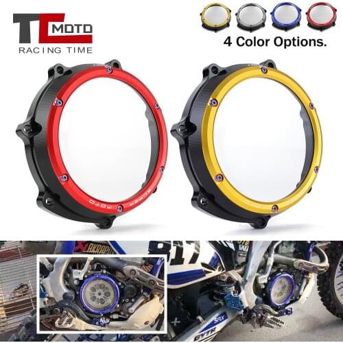 Motorcycle Engine Protector Guard Clear Clutch Cover For Yamaha YZ250F WR250F YZ WR 250F 2001-2013 2004 2008 2009 2010 2011 2012
