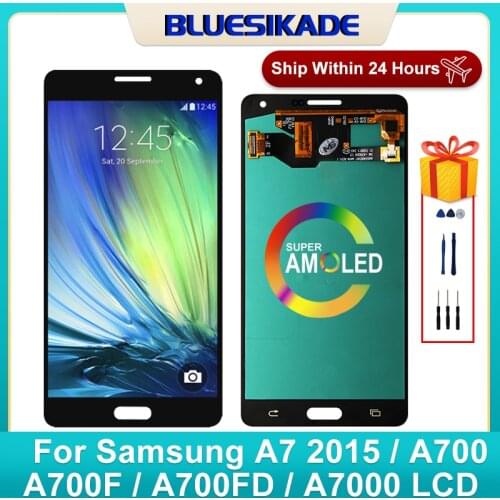 5.5" For Samsung Galaxy A7 2015 A700 LCD Display A700F A700FD A7000 Touch Screen For Samsung A700H A700S LCD Replacement Parts