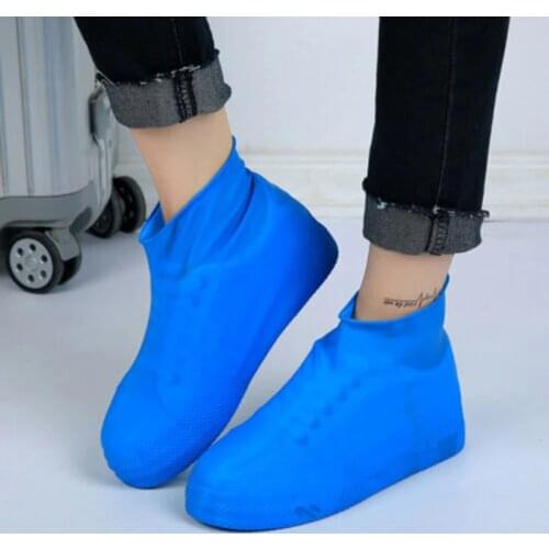 1 Pair Anti-slip Reusable Latex Shoe Covers Waterproof Rain Boot Overshoes Shoes Best Sale-WT