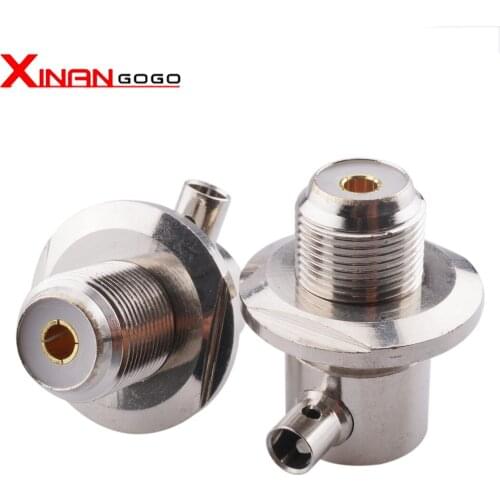 1pcs SO239 UHF Female Right Angle RF Connector For RG58 LMR195 RG400 RG142 RG223 LMR200 Coaxial Cable