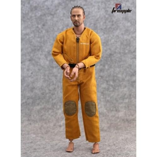 12 inch dolls 1/6 soldiers Siamese clothes can be D prisoners engineers DIY CS hostage 1 to 6 prison clothes Action Figures